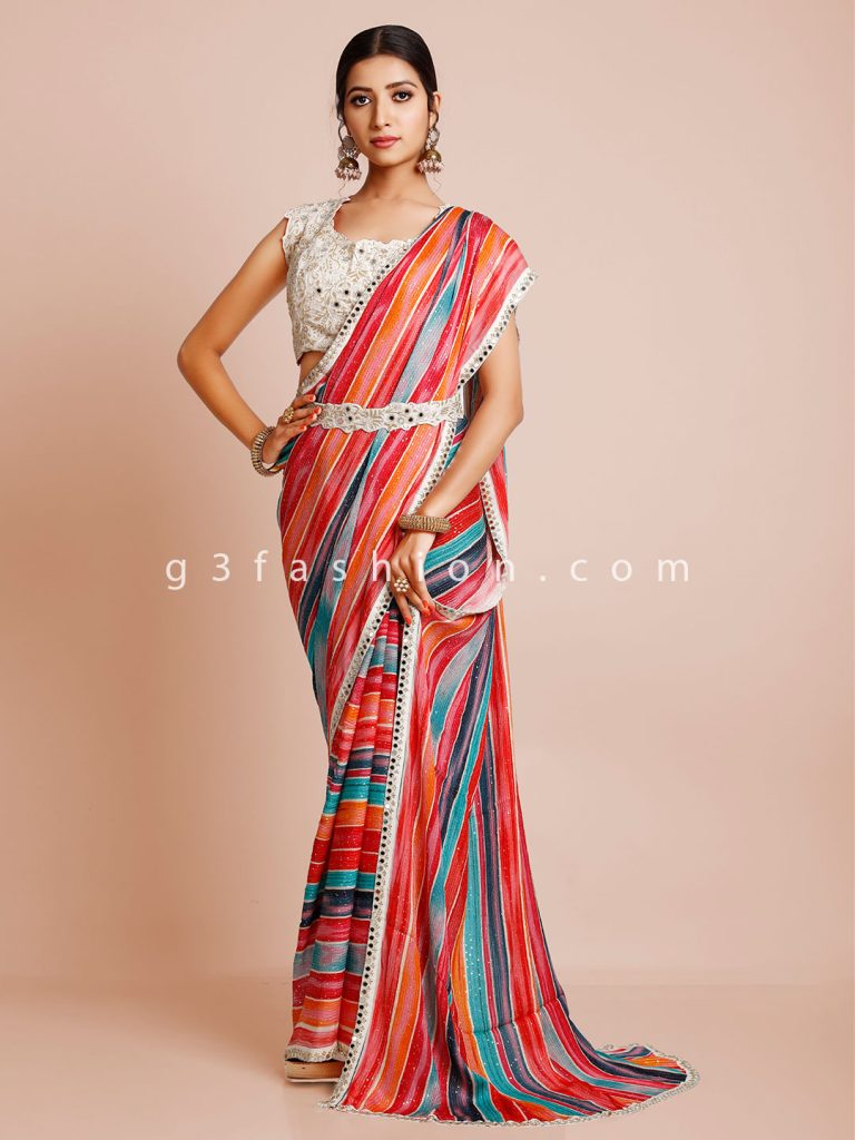 Saree for bridal mehendi outfits