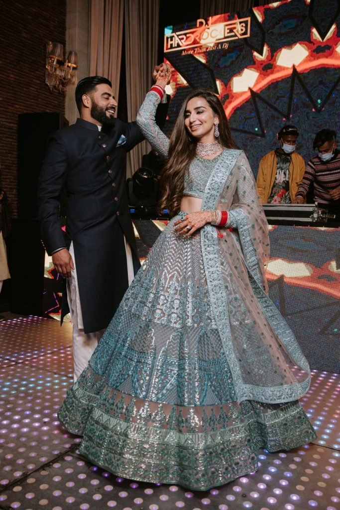 sangeet night couple outfits