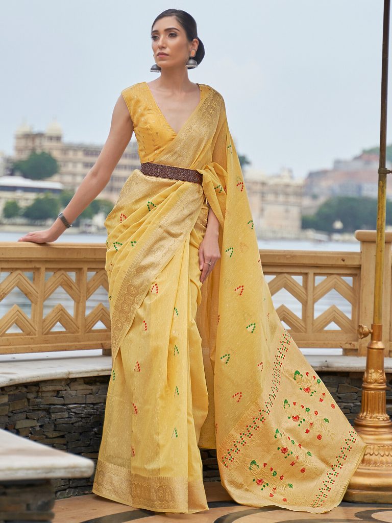 Yellow Saree