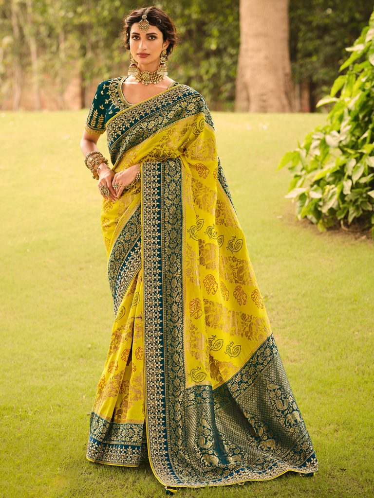 Gota Patti Saree Borders Design
