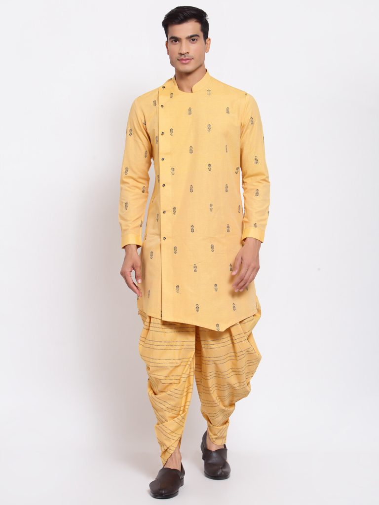 Yellow Pathani Suit
