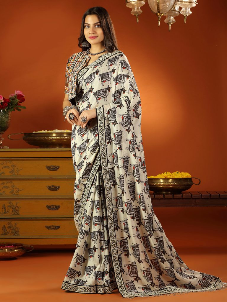 Soft Silk Printed Saree