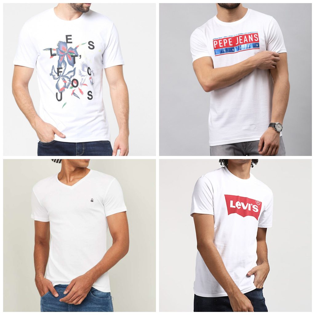 white mens tshirt