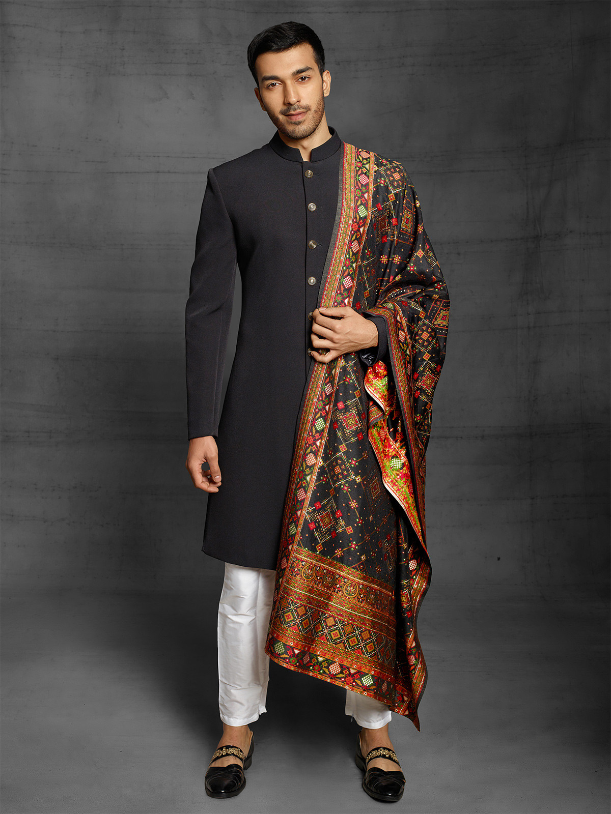 Printed Dupatta for Men