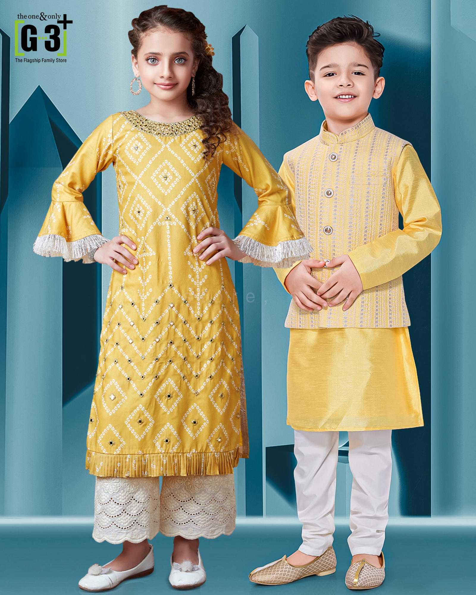 Palazzo set and waistcoat set for sibblins