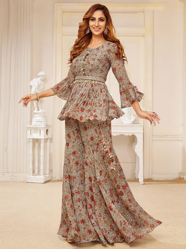 Festive Wear Sharara Suit