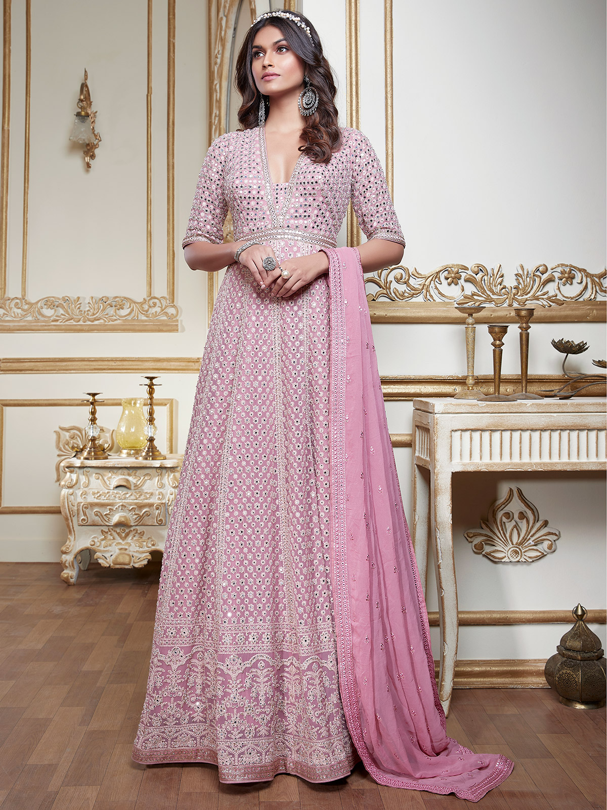 designer anarkali eid outfits