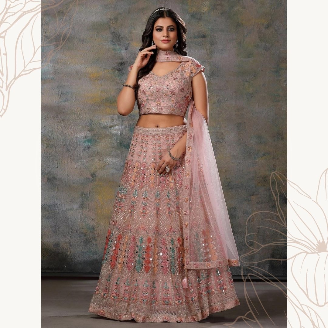 pastel lehenga choli designs 2022