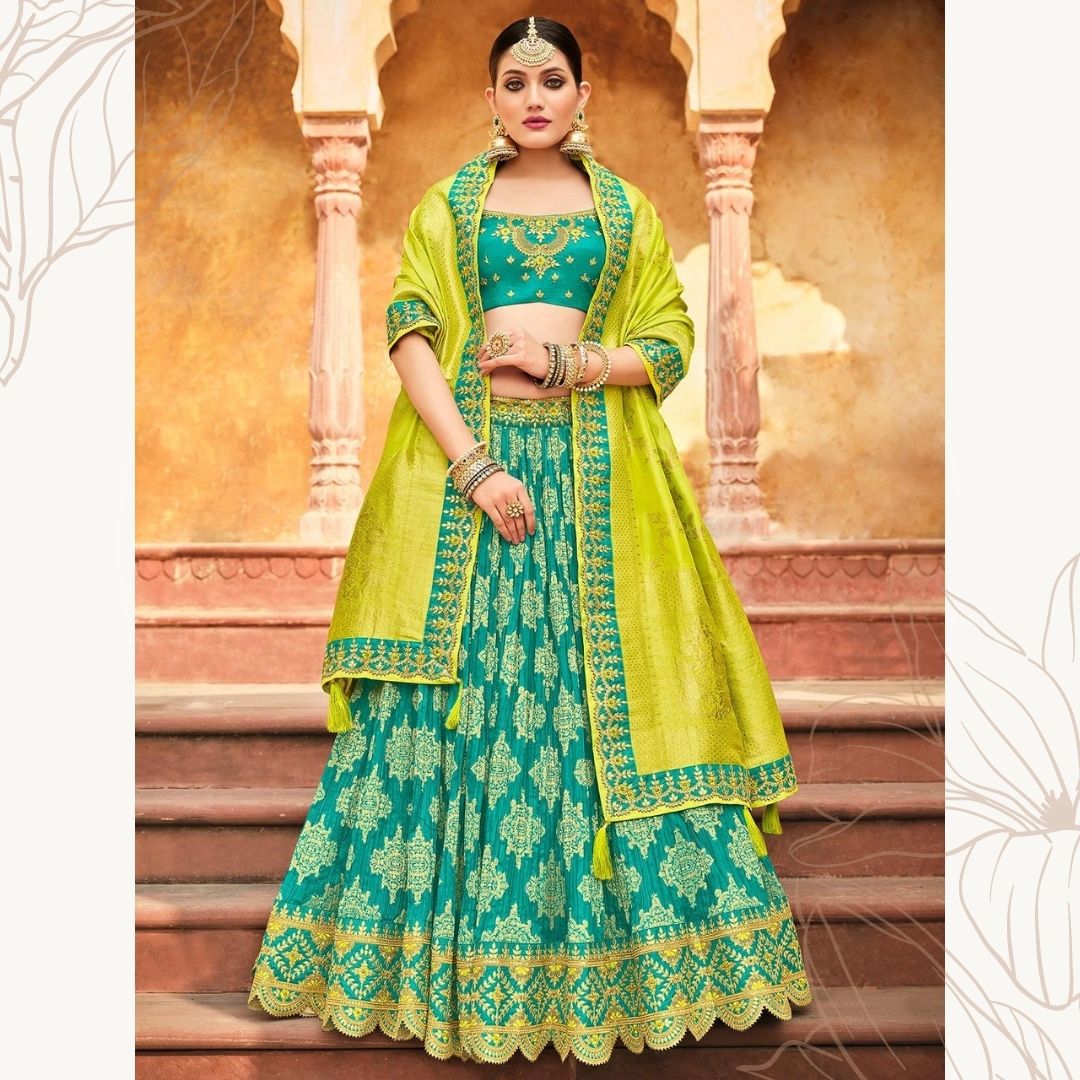 silk lehenga choli