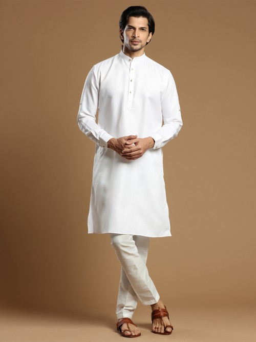 Mens White Kurta