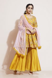 designer sharara suits