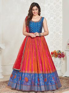 silk salwar suit