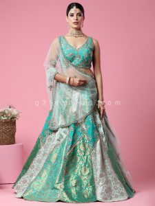silk fabric lehenga