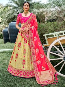 silk lehenga