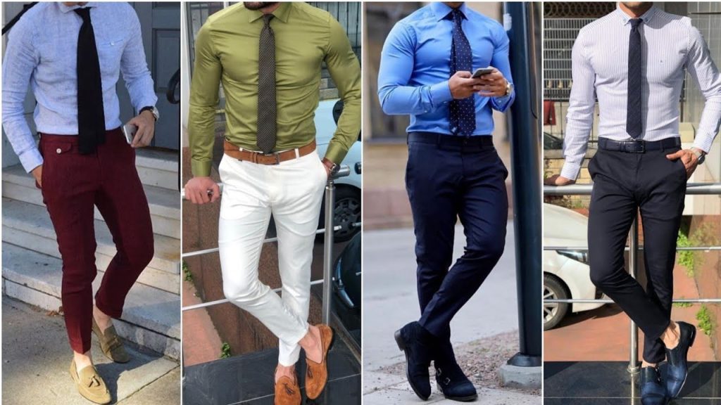 Formal Shirt, Trouser, and Tie Ensemble