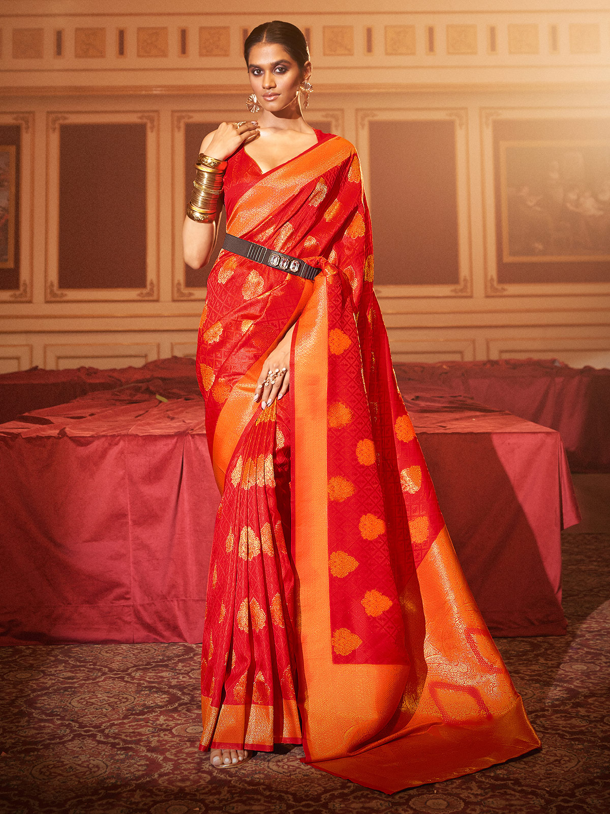 Katan Silk Banarasi Sarees - Pure silk Sarees