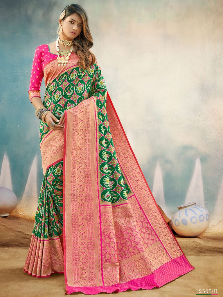 Bridal Handloom Patola Saree