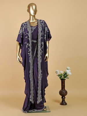 Ready to wear saree with Jacket