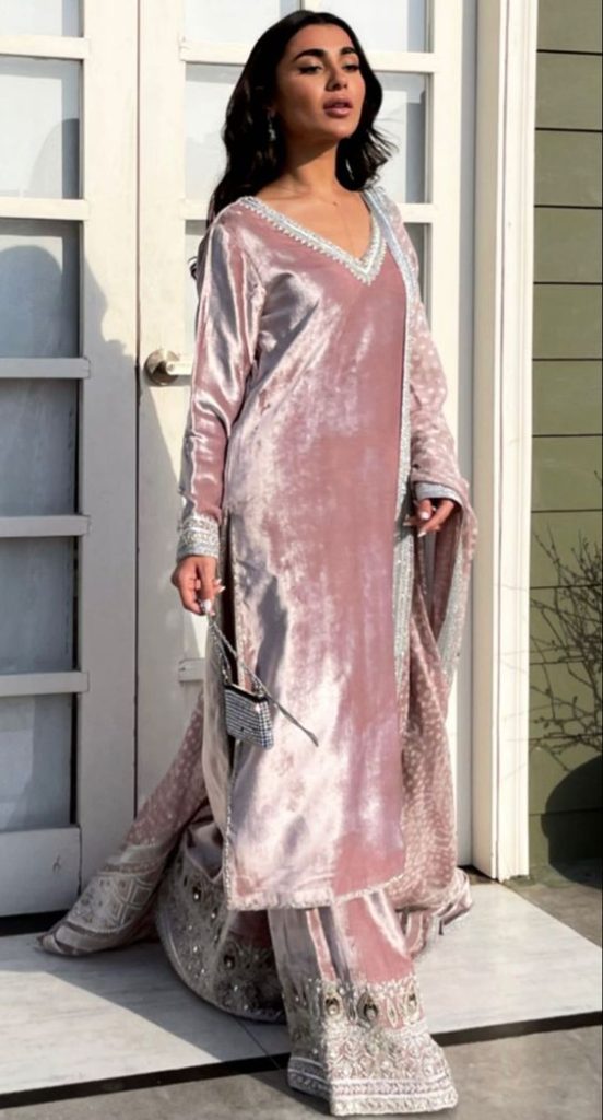 Pastel Velvet Salwar Kameez Trends