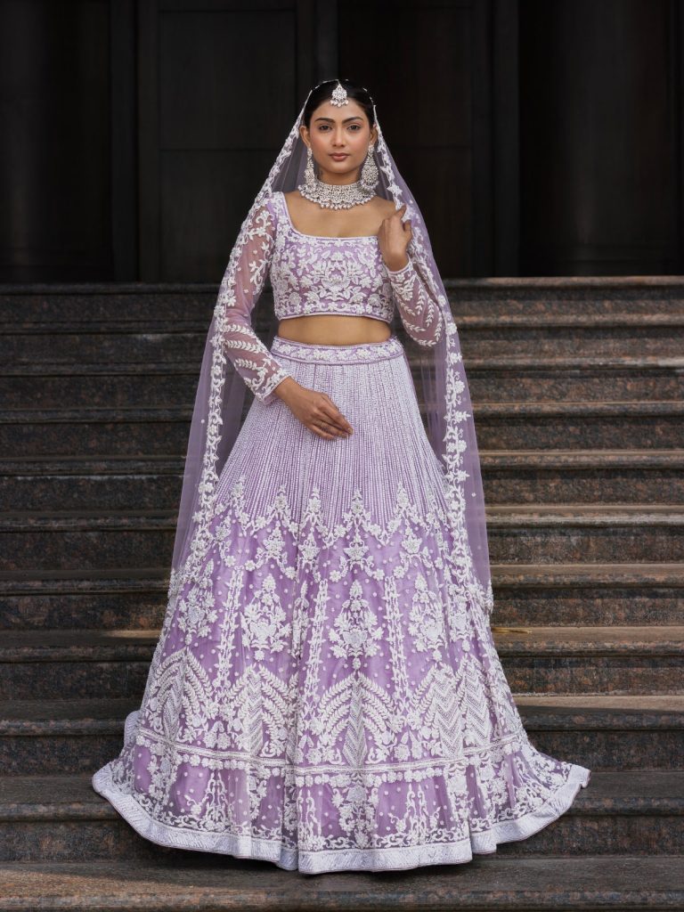 Comforting Net Lehengas for Summer