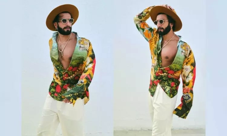 Ranvir Singh Shirt in Jungle Theme at Anant-Radhika Day 2 Celebration