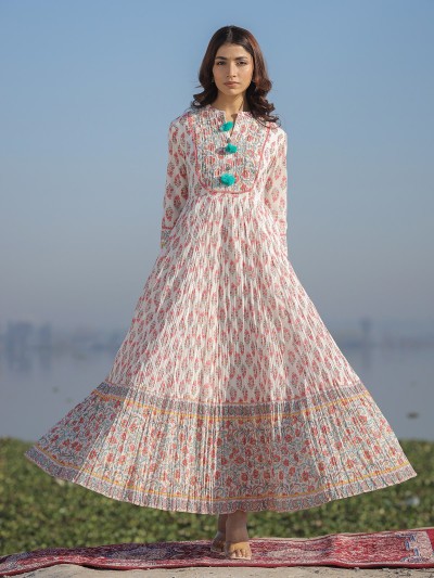 Long Anarkali Kurti Dress for summer