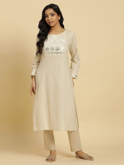 Mirror work Kurtis and Kurti sets in Trend