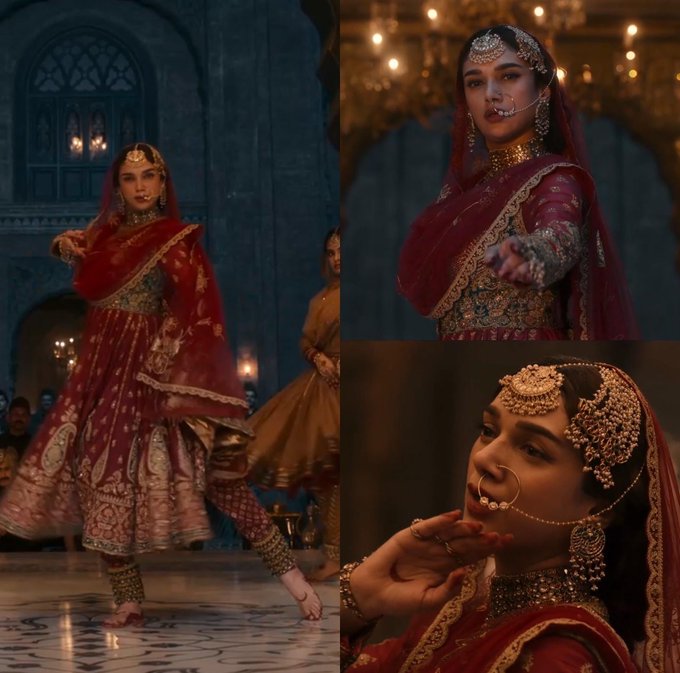 Color Combos of Indian wear from Heeramandi series