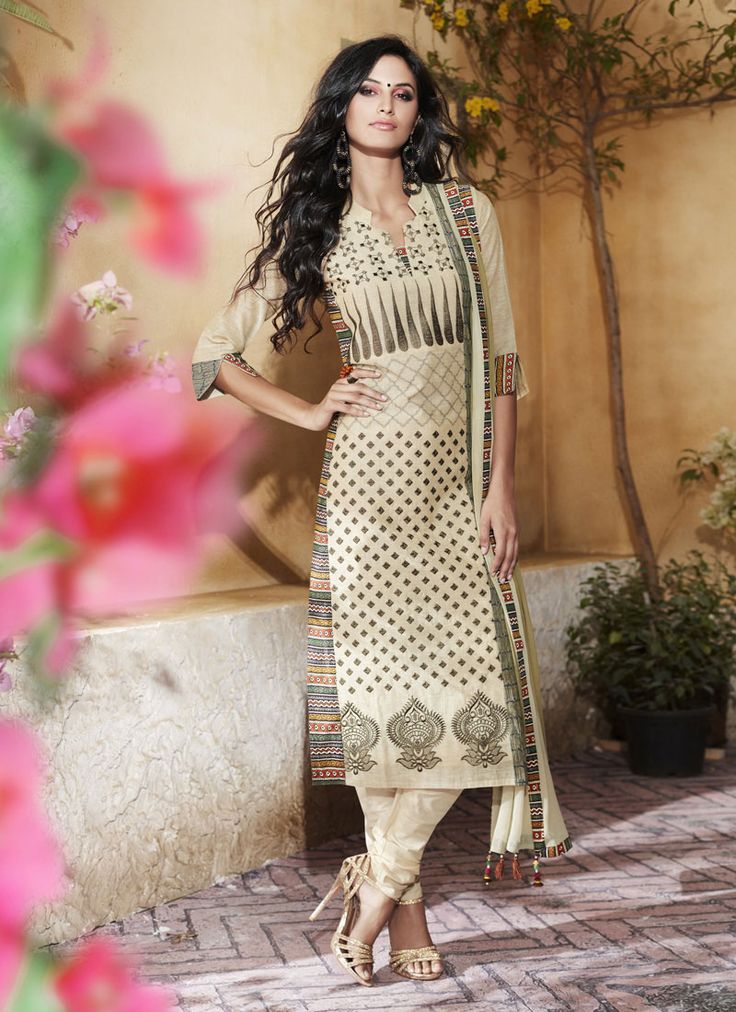 khadi salwar suit