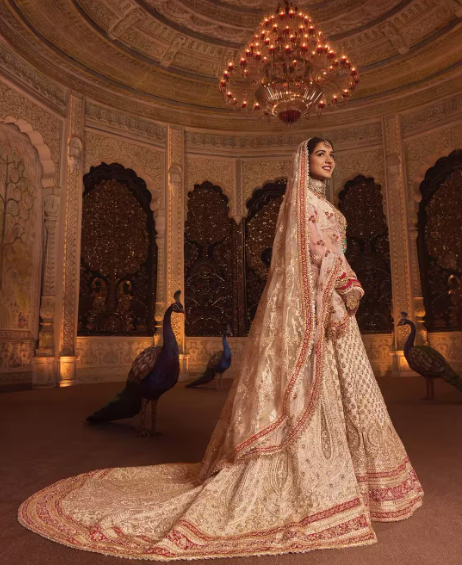 Bridal Panetar Lehenga of Radhika Merchant
