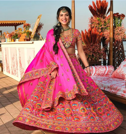 Bridal Panetar Lehenga of Radhika Merchant