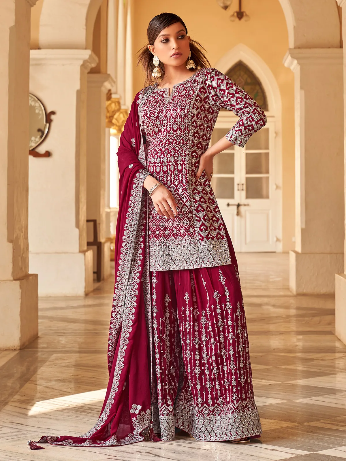 Trendy Punjabi Salwar Poncha Design