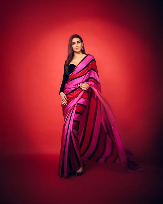 Kriti Sanon Saree Styling for Girls