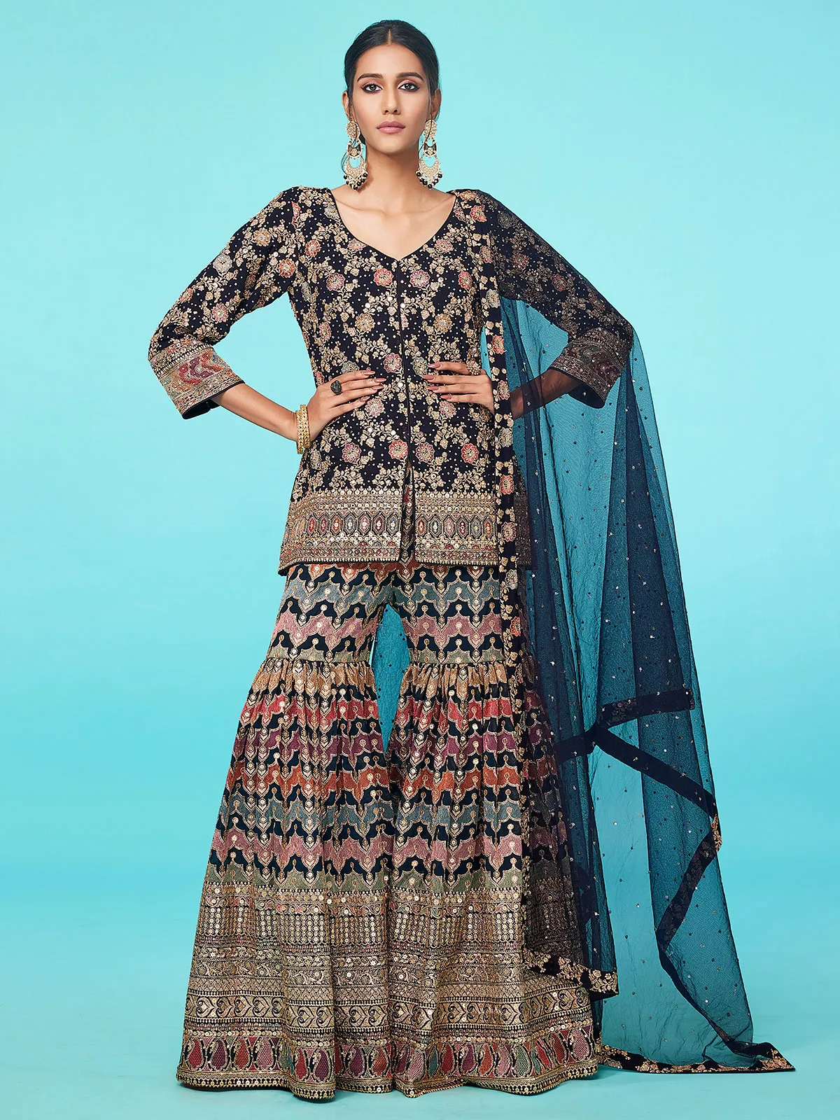 Punjabi Salwar Design Ideas With Lace for Women