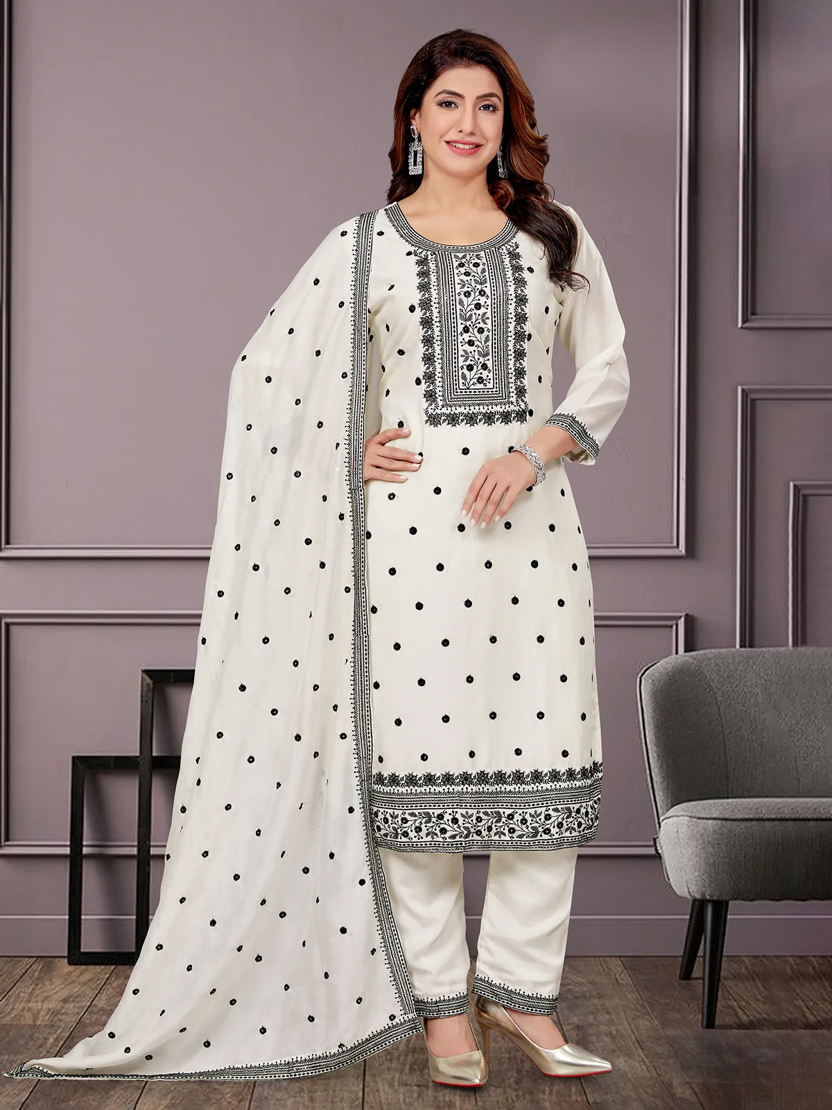 Pakistani Cotton Suit Design
