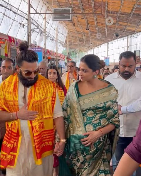 Deepika Padukone in Banarasi Saree