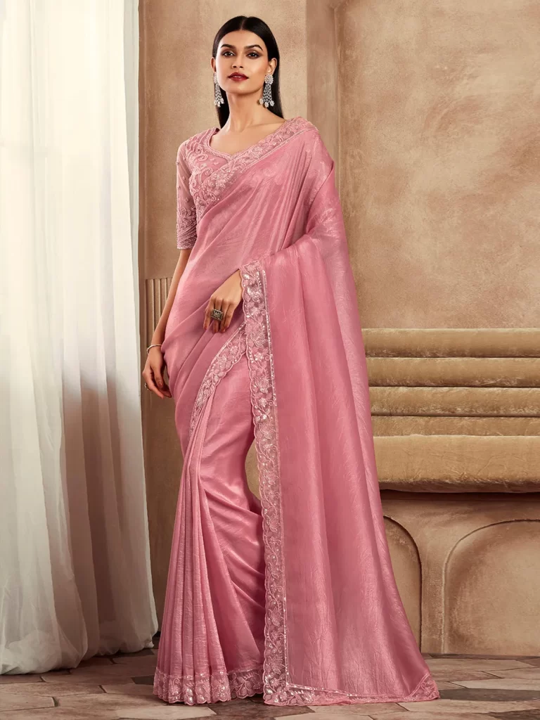 Which Fabrics are Best Suited for Party Wear Saree?