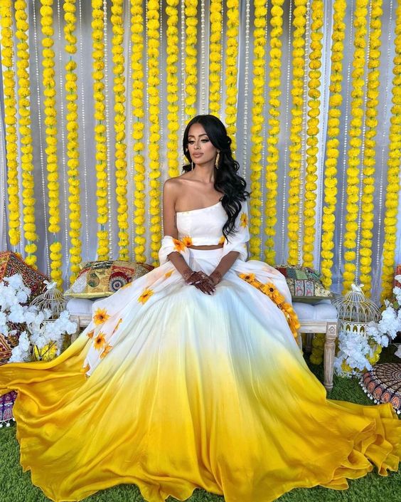 Bridesmaids Haldi Lehenga Styles