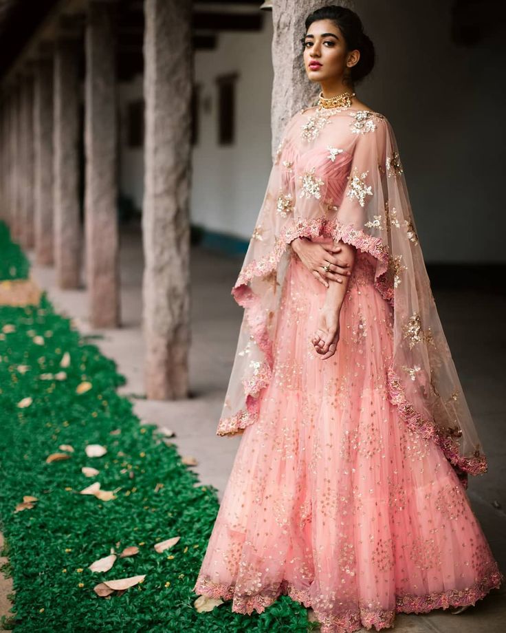 Wear a Cape with Lehenga