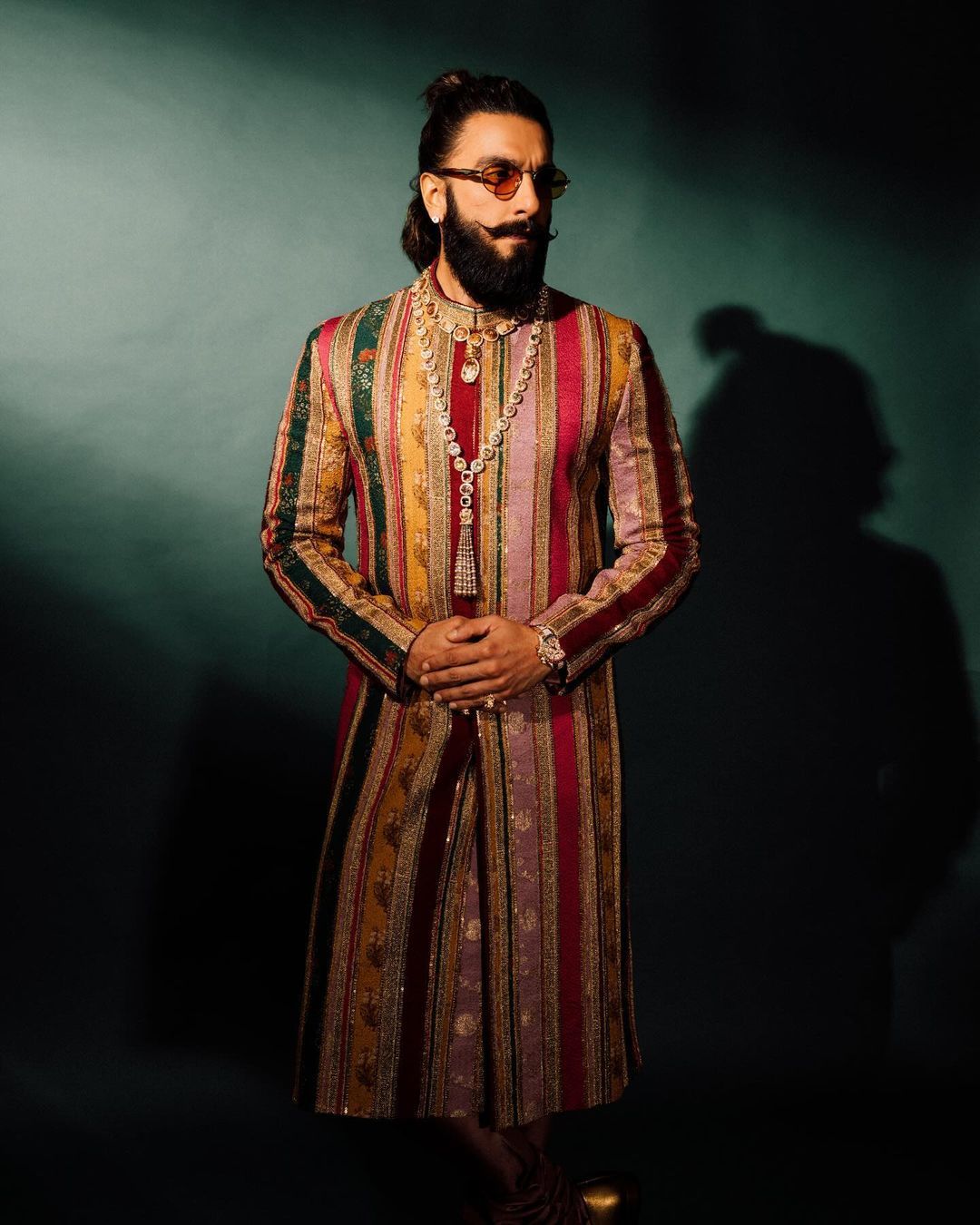 Printed Sherwani