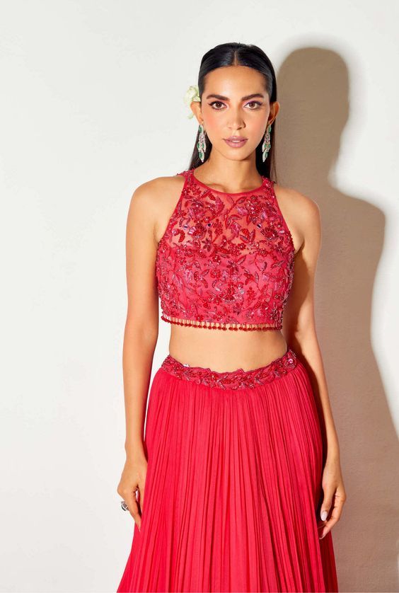 Off-Shoulder Choli & Halter Necks