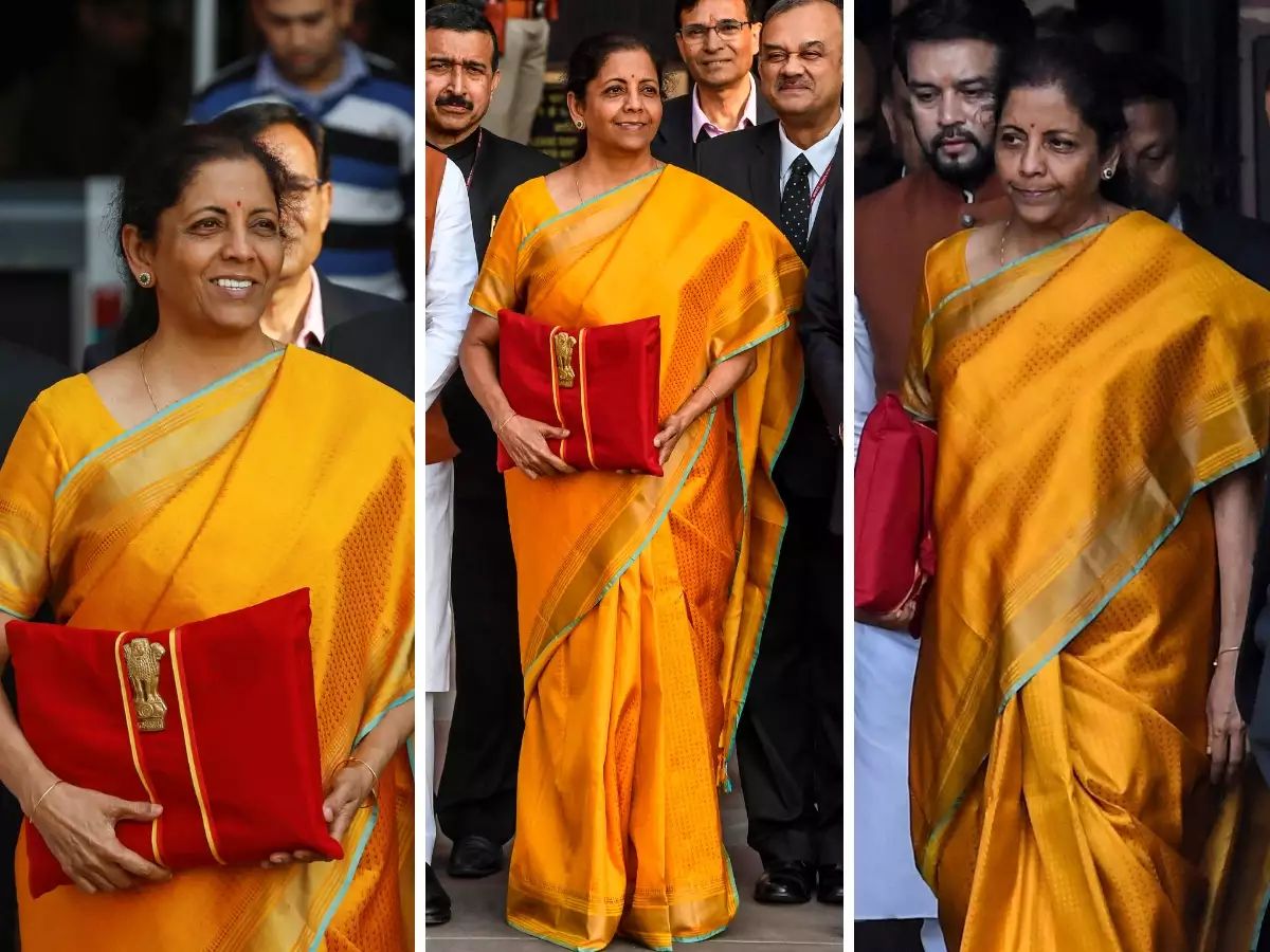 Budget in 2020 - Yellow Silk saree