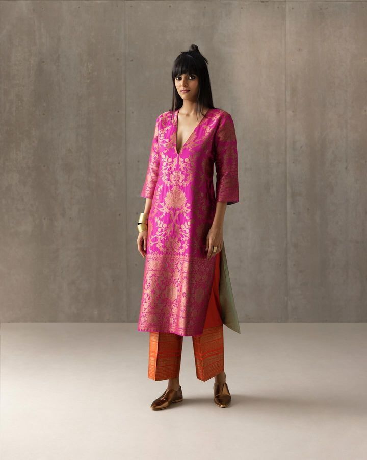 Choose the Kameez that looks best on Your Silhouette