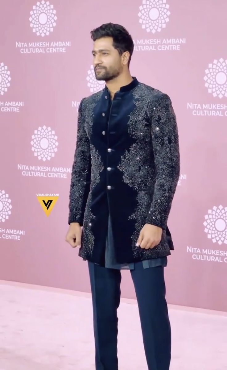 Velvet Jodhpuri suit