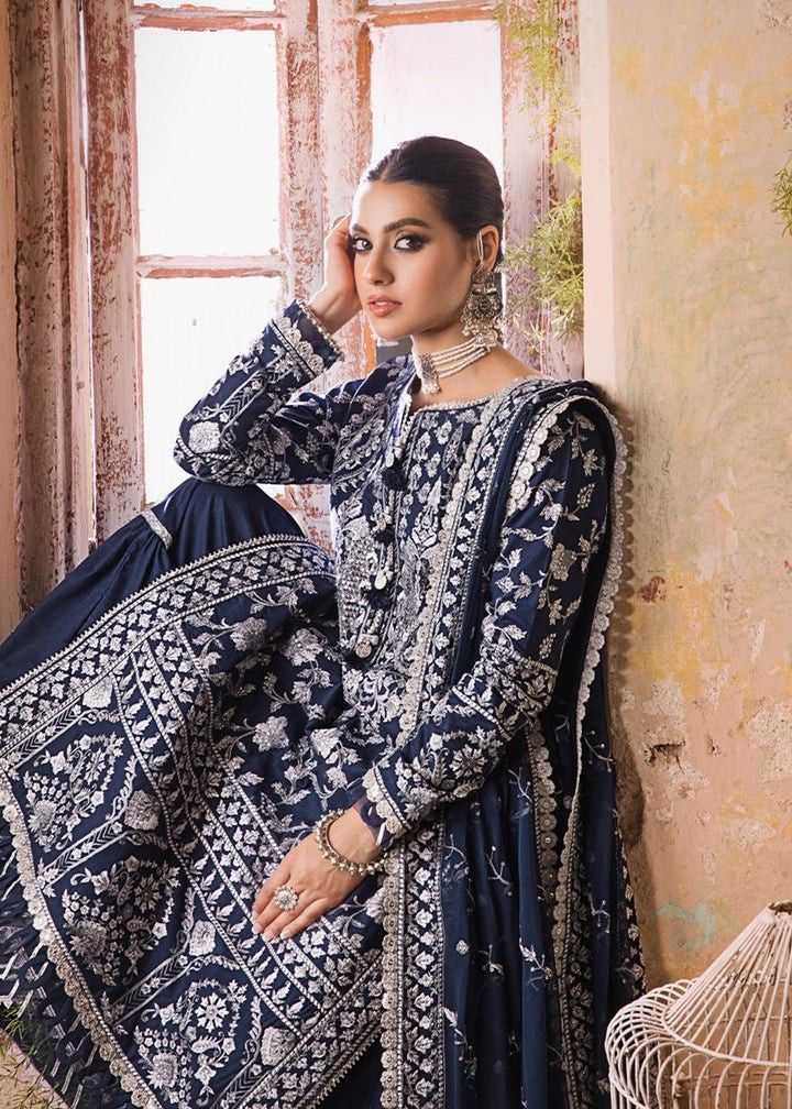 Floral Threadwork on Dark Bases