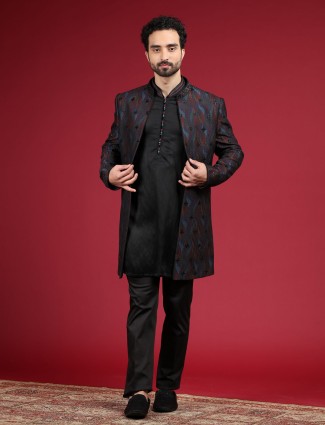 Black and multi color indowetsern