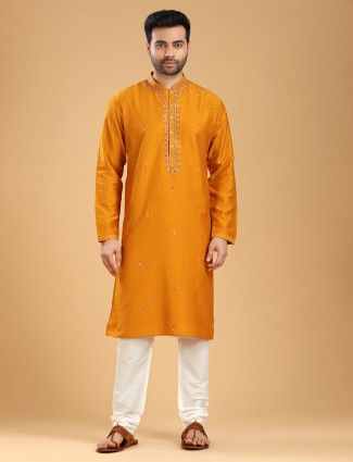 Silk Maroon Festive Kurta Suit