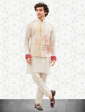 Wine silk royal wedding waistcoat set