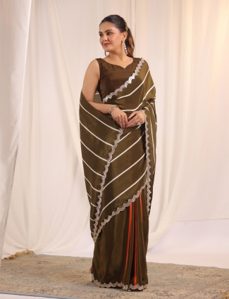 Olive glamour with aabla gleam