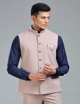 Peach perfection add a pop of style with this waistcoat